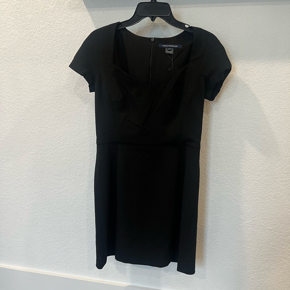 French Connection black dress.